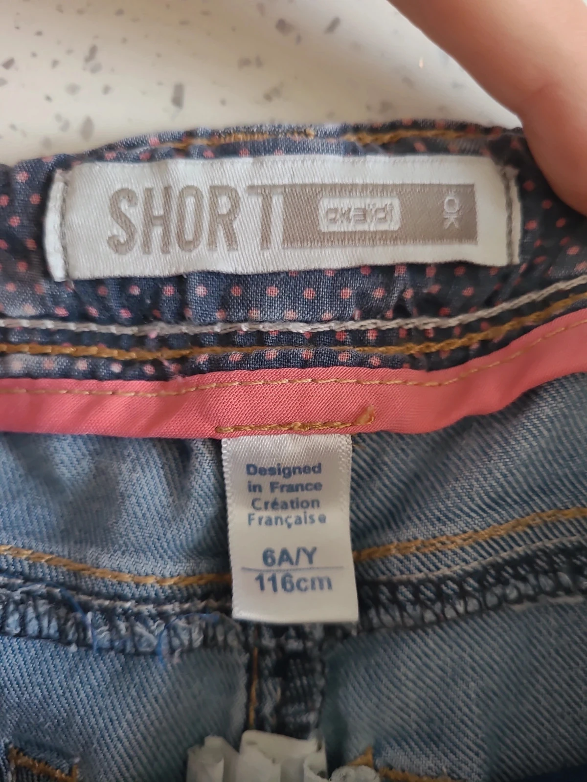 Pantalón corto de mezclilla para niña – photo 2